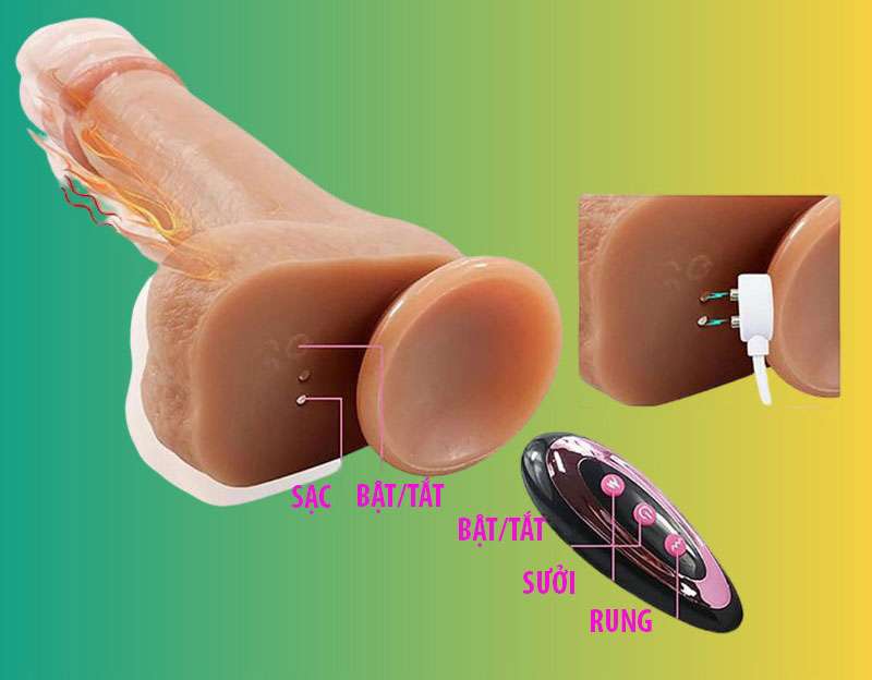 Sử dụng dương vật giả Dildo